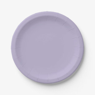 Dusty Lavender Solid Colour Paper Plate