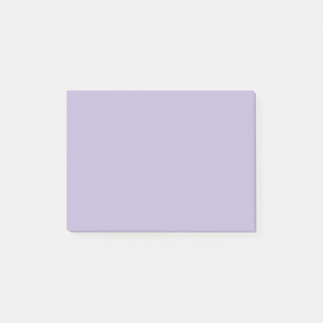 Dusty Lavender Solid Colour Post-it Notes (Front)