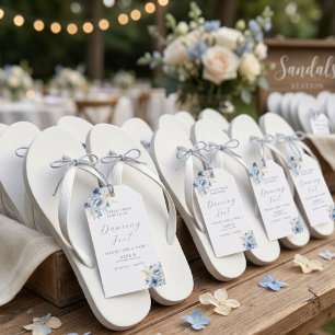 Dusty little Treat for dancing feet Wedding Sign Gift Tags