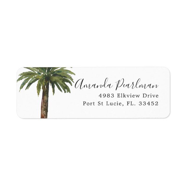 Dusty Palm | Custom Home Address (Front)