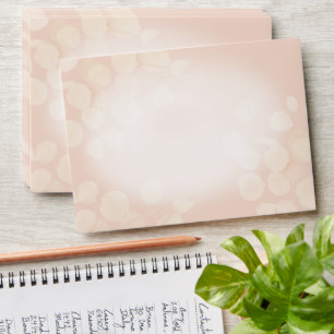 Dusty Peach Botanical Mailing Envelope