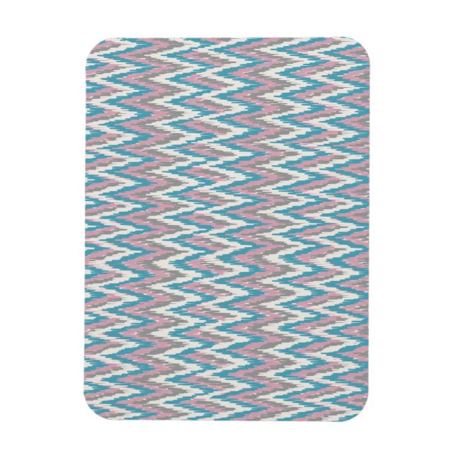 Dusty Pink and Blue  iKat Magnet (Vertical)