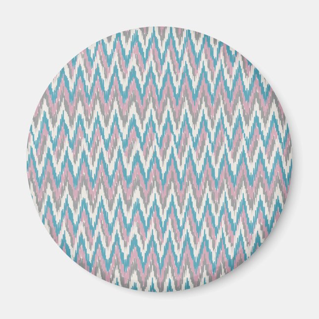 Dusty Pink and Blue  iKat Magnet (Front)