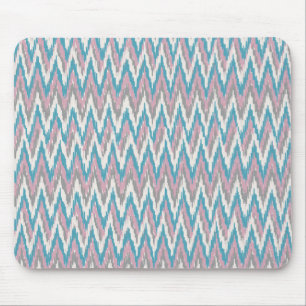 Dusty Pink and Blue  iKat Mouse Pad