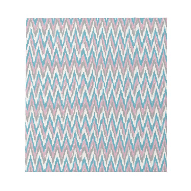 Dusty Pink and Blue  iKat Notepad (Front)