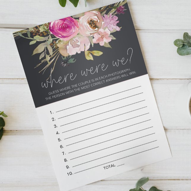 Dusty Pink Purple Roses Game Where Were We Flyer (Creator Uploaded)