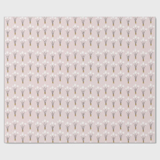 Dusty Pink Tulip Wrapping Paper