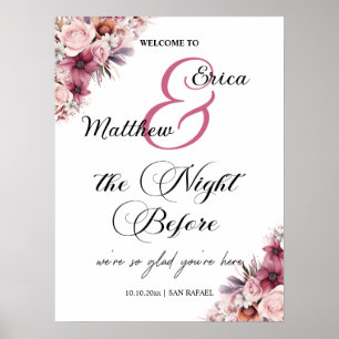 Dusty Pink 'Welcome to the Night Before' Poster