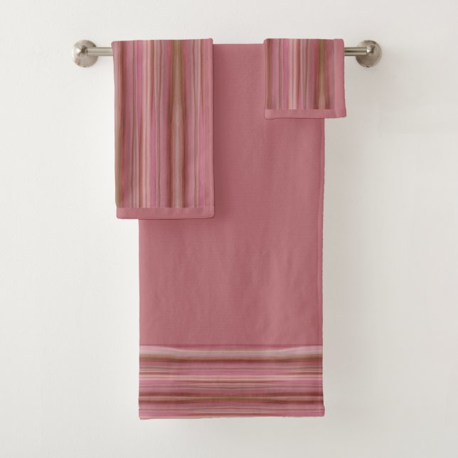 Dusty Rose Bath Towel Set (Insitu)