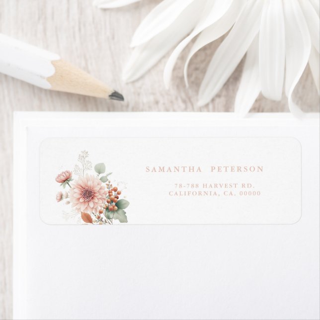 Dusty rose Blush Floral Spring Bloom Wedding (Insitu)
