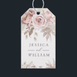 Dusty Rose Blush Ivory Floral Wedding Reception Gift Tags<br><div class="desc">Dusty Rose Blush Ivory Floral Wedding Reception Gift Tags

See matching items in our Niche and Nest Store</div>