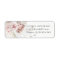 Dusty Rose & Blush Ivory Return Address Label