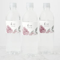 Dusty Rose Bridal Shower Watercolor Foral