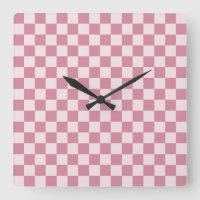 Dusty rose checkerboard pattern