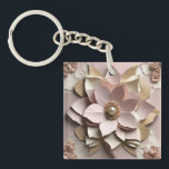 Dusty Rose Floral - Acrylic Keychain<br><div class="desc">Dusty Rose Floral - Acrylic Keychain
A perfect little gift!</div>