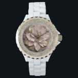 Dusty Rose Floral - eWatch Watch<br><div class="desc">Dusty Rose Floral - eWatch Watch
Design 04
A perfect gift!</div>