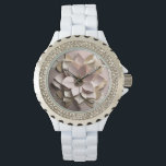 Dusty Rose Floral - eWatch Watch<br><div class="desc">Dusty Rose Floral - eWatch Watch
Design 08
A perfect gift!</div>