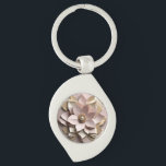 Dusty Rose Floral - Metal Keychain<br><div class="desc">Dusty Rose Floral - Metal Keychain
A perfect little gift!</div>