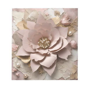 Dusty Rose Floral - Notepad
