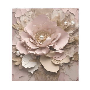 Dusty Rose Floral - Notepad