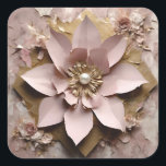 Dusty Rose Floral - Sticker<br><div class="desc">Dusty Rose Floral - Sticker
Design 07
A perfect little gift!</div>
