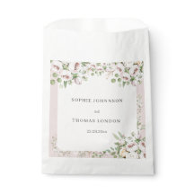 Dusty rose floral watercolor wedding