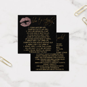Dusty Rose Glitter Lips 2 - How to Apply