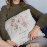 Dusty Rose & Ivory Floral Wedding or anniversary Cushion<br><div class="desc">Dusty Rose & Ivory Floral Wedding or anniversary Throw Pillow

We also have plenty of other Invitation and collections.</div>