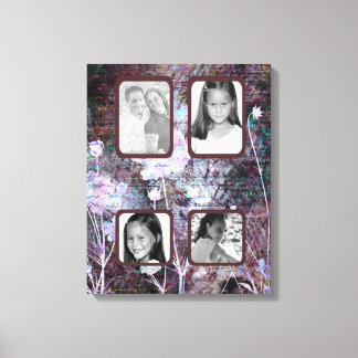 Dusty Rose Love Letters Photo Canvas Print