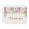 Dusty Rose Peony Bridal Shower Thank You Card