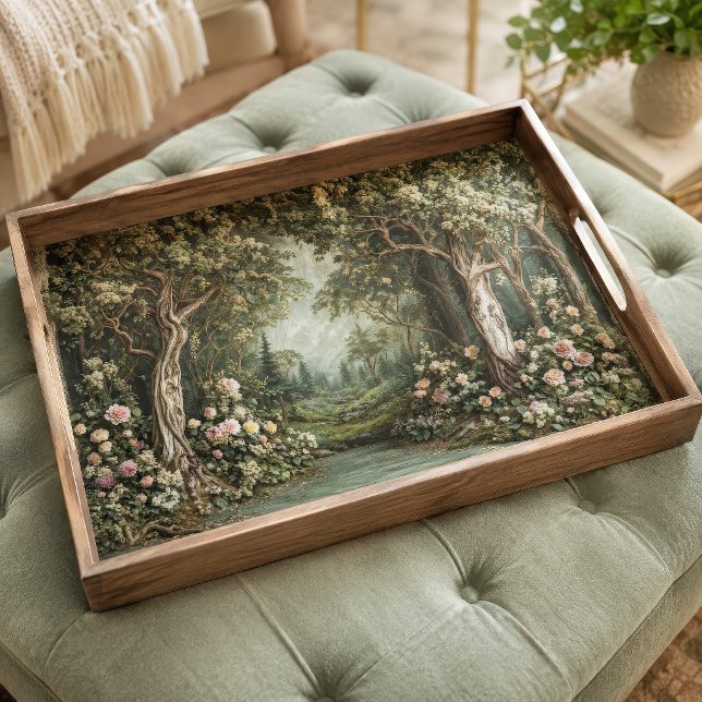 Dusty Rose Peony Enchanted Forest Path Tissue Paper (Creator Uploaded)