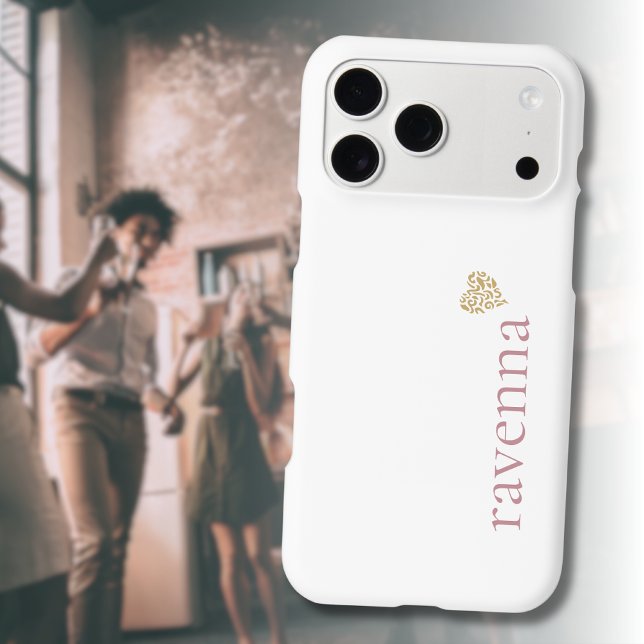 Dusty Rose Personalized Name Gold Leopard Heart (Creator Uploaded)