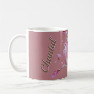 Dusty Rose Petals Blot Coffee Mug Custom