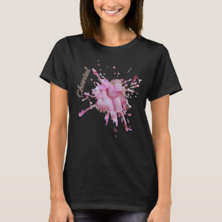 Dusty Rose Petals Blot Custom T-Shirt