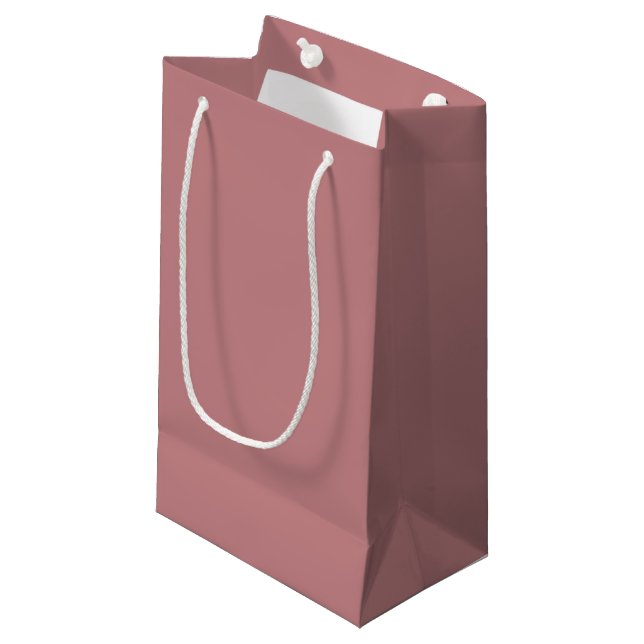 Dusty Rose Small Gift Bag (Front Angled)