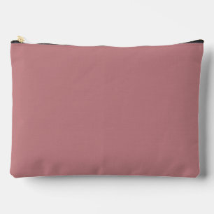 Dusty Rose Solid Colour Accessory Pouch