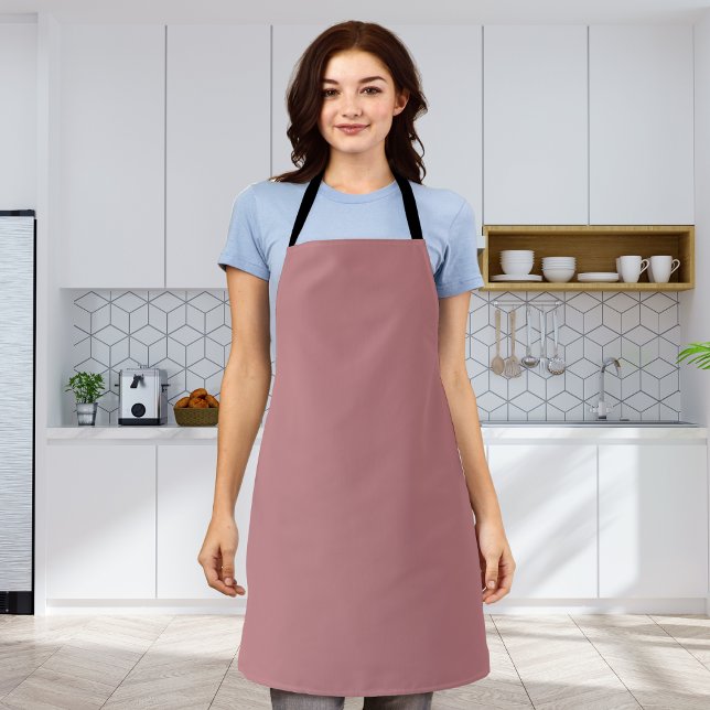 Dusty Rose Solid Colour Apron (Creator Uploaded)