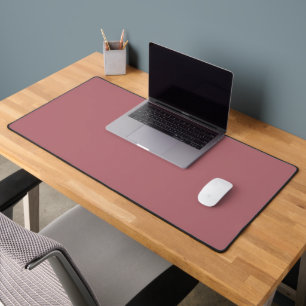 Dusty Rose Solid Colour  Desk Mat