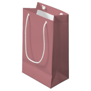 Dusty Rose Solid Colour Small Gift Bag