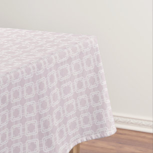 Dusty rose tablecloth