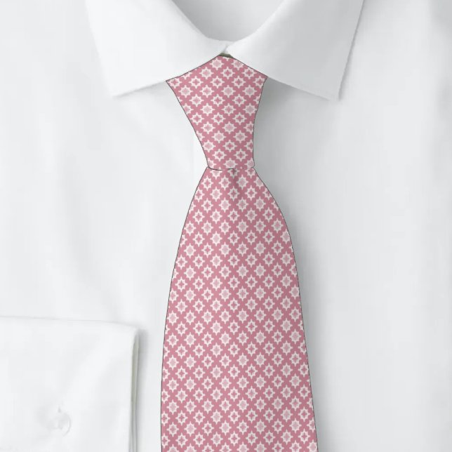 Dusty Rose Tiny Starburst Tie (Creator Uploaded)