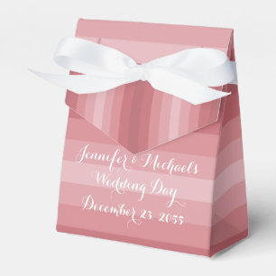 Dusty Rose Wedding Shower  Favour Box
