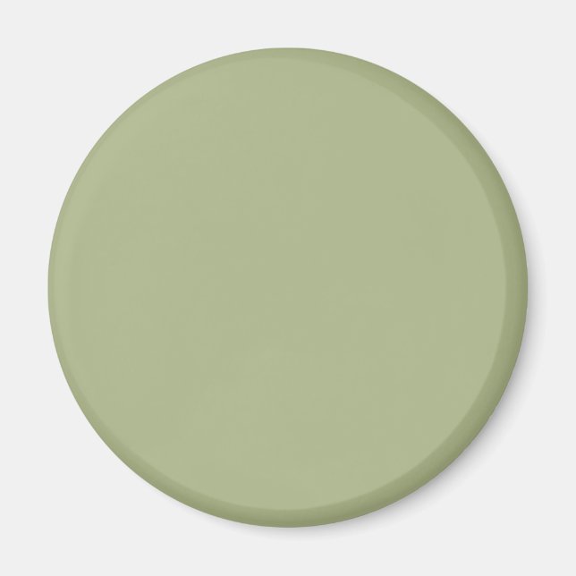 Dusty Sage Green Solid Colour Magnet (Front)