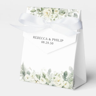 Dusty Sage Green Wedding Favour Boxes