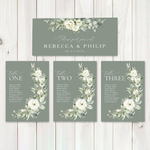 Dusty Sage Green Wedding Head Table Sign