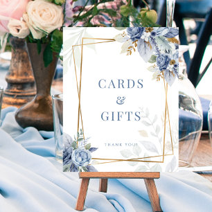 Dusty Something Blue Cards Gifts Sign Poster
