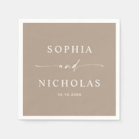 Dusty Taupe Wedding | Minimalist Warm Neutral