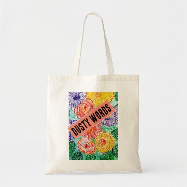 Dusty Words Tote Bag (Front)