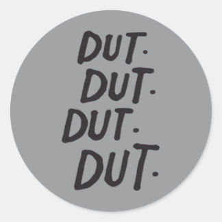 Dut Shirt D Corps Dline Marching Band Dmer Gifts Classic Round Sticker