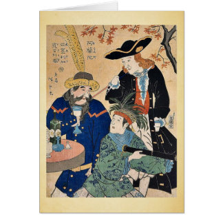 Dutch, American, English by Utagawa, Hiroshige
